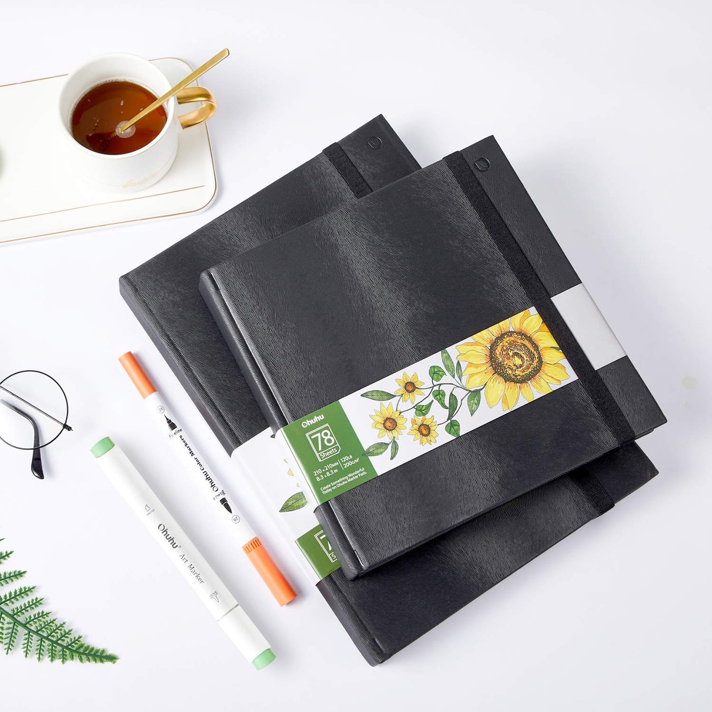 Marker Pads Art Sketchbooks for Markers, 2 Pack
