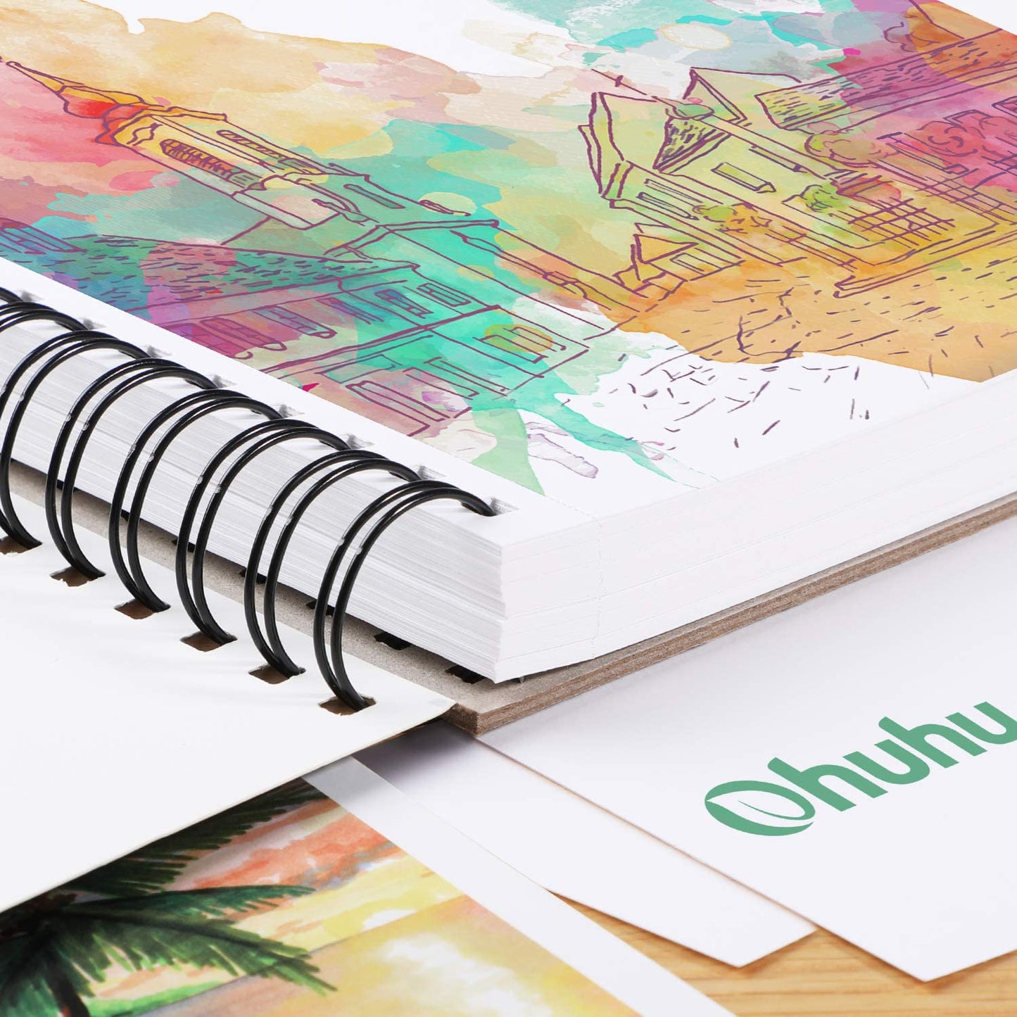 Spiral-Bound Marker Pad for Alcohol Markers