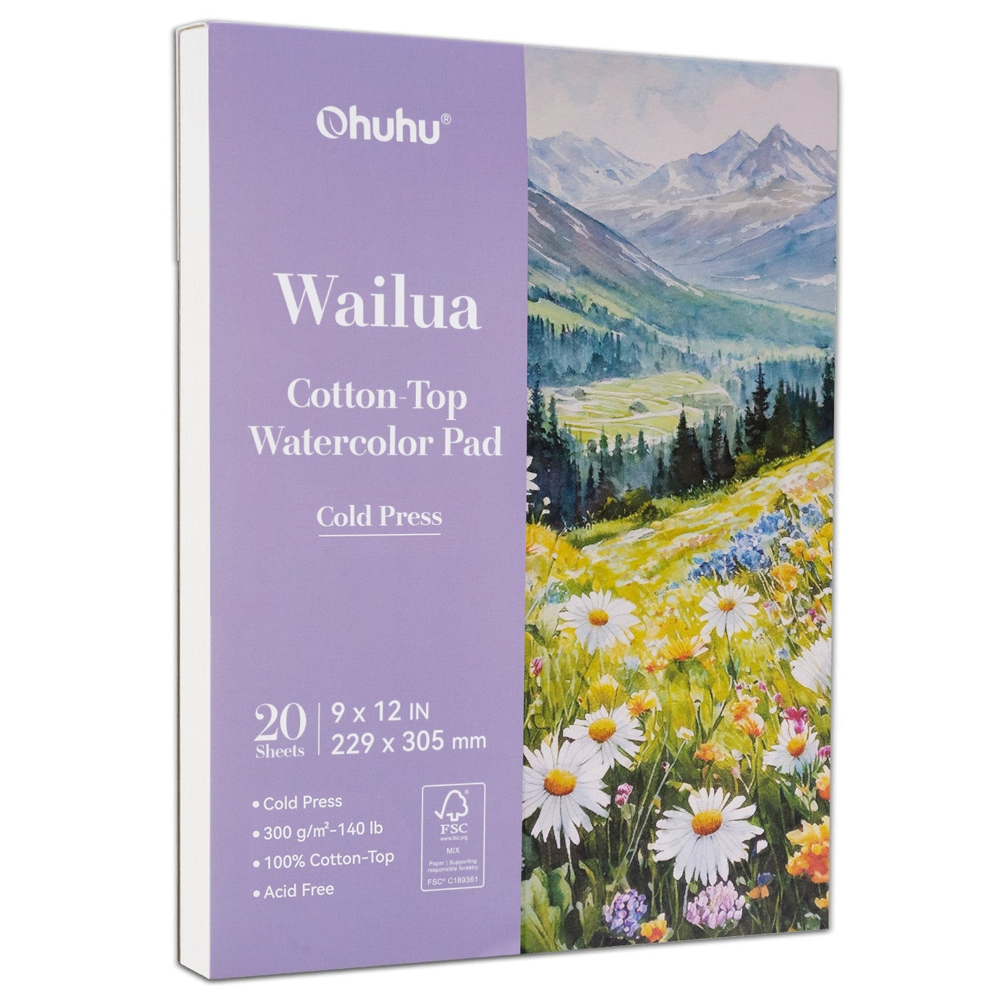 Wailua Cotton-Top Watercolor Pad
