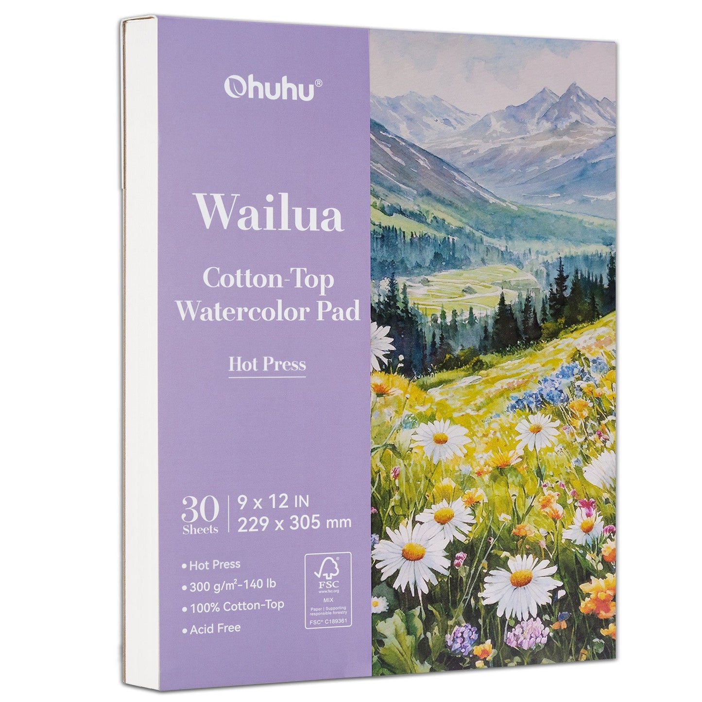 Wailua Cotton-Top Watercolor Pad
