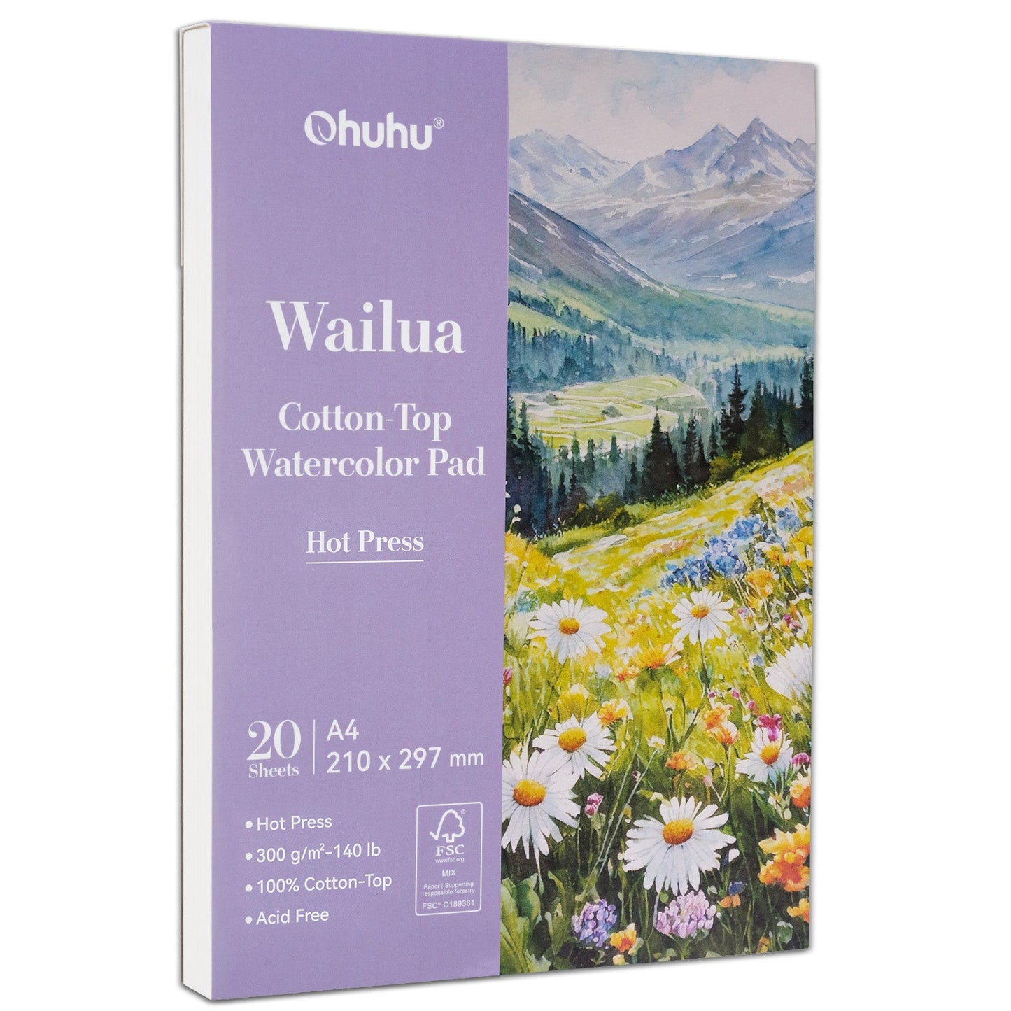 Wailua Cotton-Top Watercolor Pad