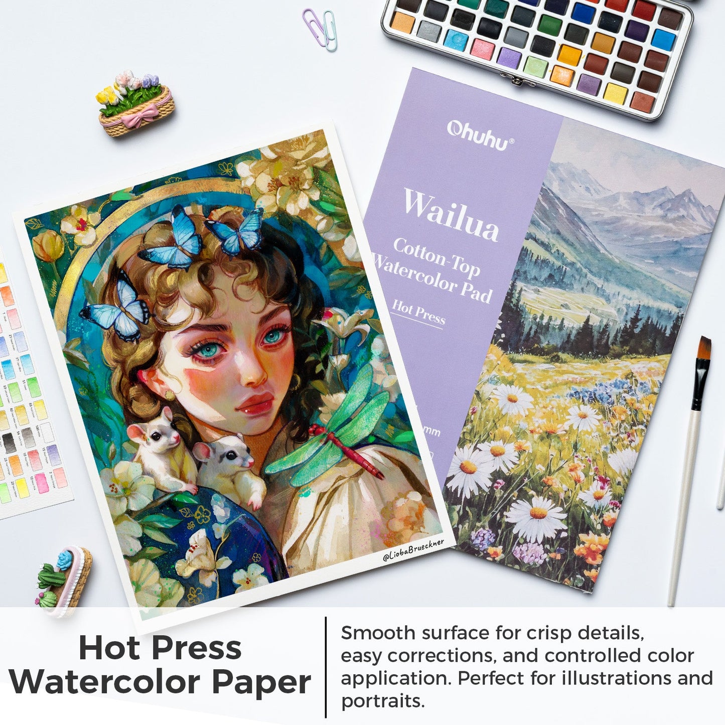 Wailua Cotton-Top Watercolor Pad