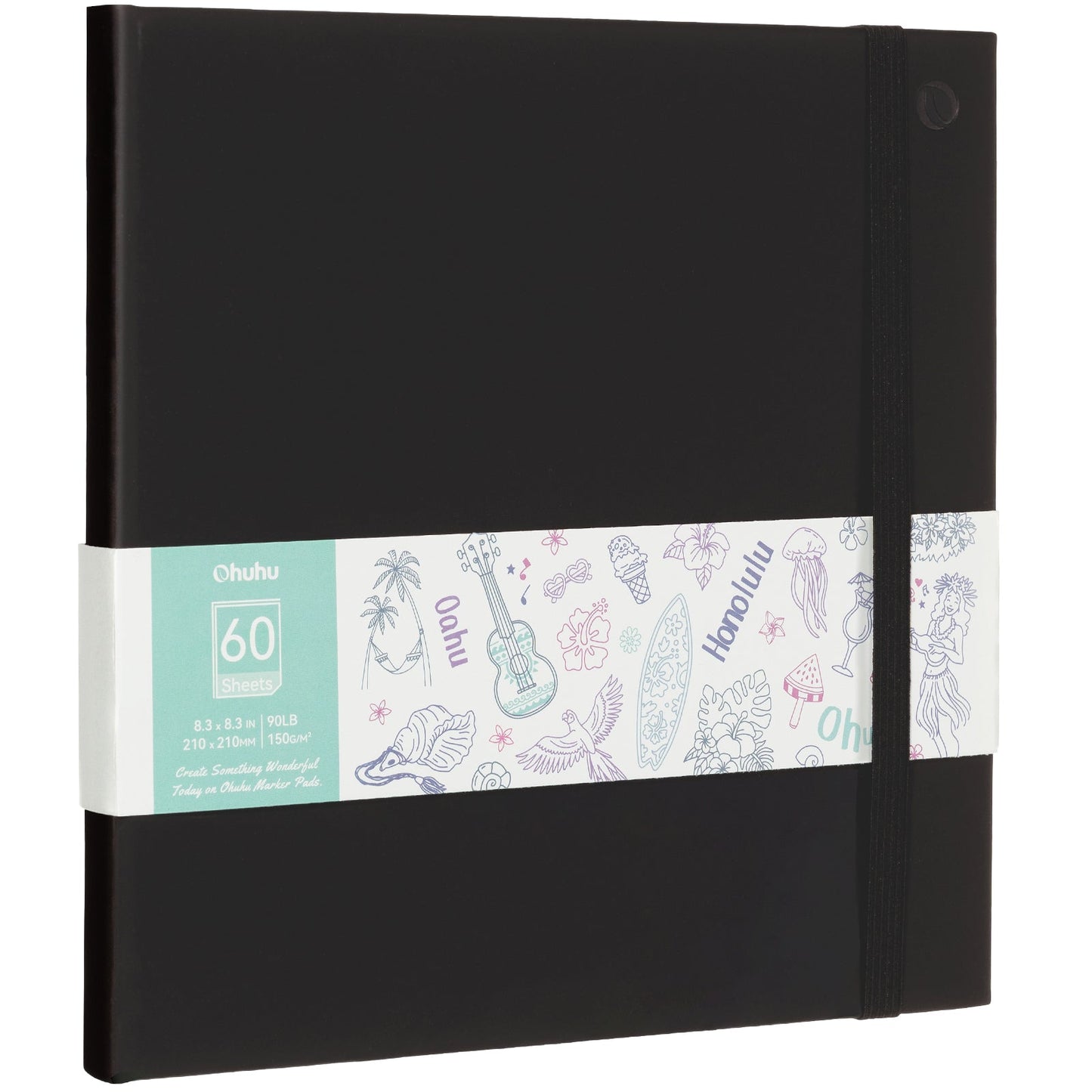 Bleedproof Double-Sided Marker Pad with PU Cover