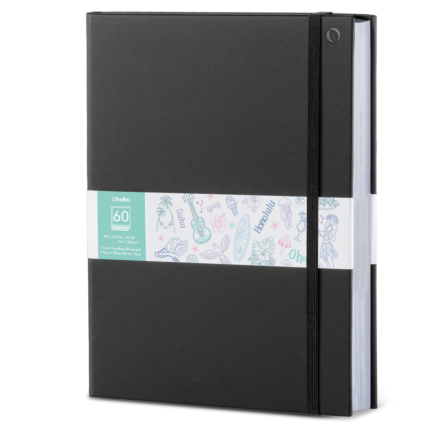 Bleedproof Double-Sided Marker Pad with PU Cover